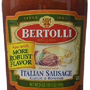 Bertolli Italian Sausage P Sauce 24oz Best Place For Sale