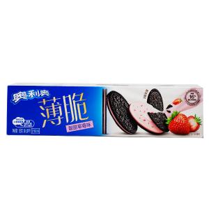 Oreo Ultra Thins Sweet and Sour Strawberry (China) - 95g Free Shipping Clearance Store