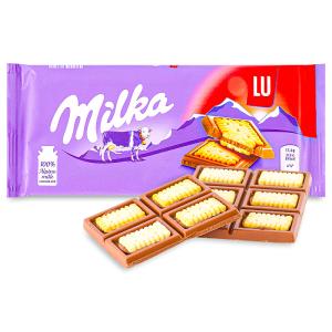 Milka Lu Alpine Milk Chocolate Bars Cheap Affordable