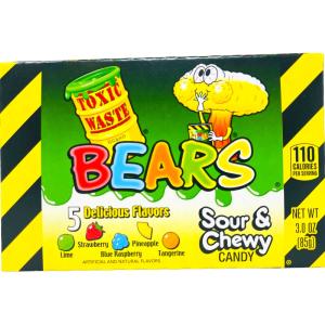 Toxic Waste Sour Bears Theater Box - 3oz Geniue Stockist Cheap Pice