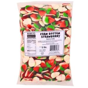 Kervan Foam Bottom Strawberry Gummy Candy - 5lbs Free Shipping Sast