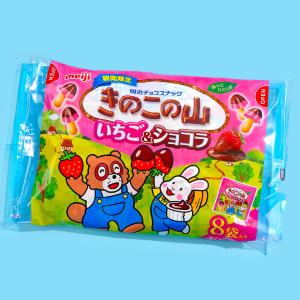 Kinoko no Yama Chocolate Biscuit Family Pack - Strawberry & Chocolate Discount Low Shipping Fee