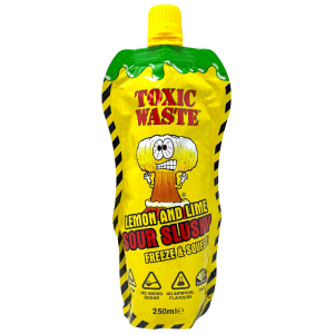 Toxic Waste Lemon & Lime Slushy Pouch - 250ml Cheap With Credit Card