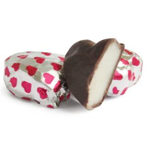 Raspberry Crème Chocolates Hearts (Silver & Red Foil) Outlet Get To Buy