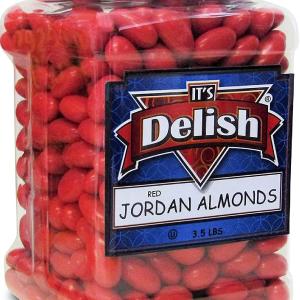 Red Jordan Almonds, 3.5 lbs Jumbo Container Purchase Cheap Pice