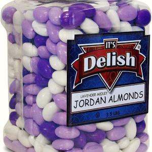 Lavender Purple & White Jordan Almonds Medley , 3.5 LBS Jumbo Jar Buy Cheap Footlocker