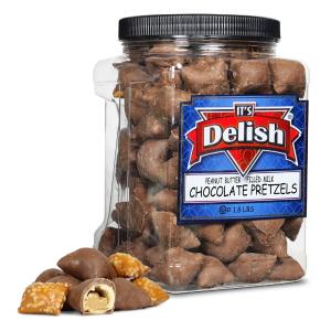 Milk Chocolate Pretzel with Peanut Butter - 1.8 Lb Jumbo Free Shipping Cheap Pice