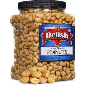 Honey Roasted Peanuts, 36 Oz Reusable Jumbo Container Discount Reliable