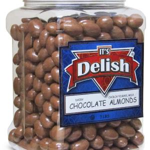 Milk Chocolate Covered Almonds – 3 LBS  Jumbo Jar Cheap Geniue Stockist