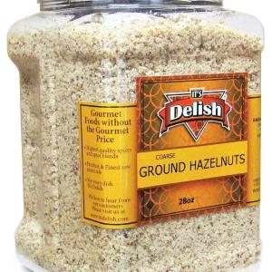 Ground Hazelnuts -28 OZ | JUMBO REUSABLE CONTAINER Safe Shopping Cheap Online