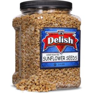 Honey Roasted Sunflower Seeds, 2.4 LBS  Jumbo Container Cheap Sale Footaction
