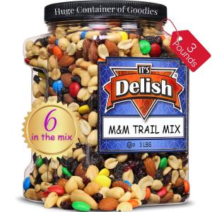 M&M's Classic Trail Mix, 3 lb Reusable Container Fashionable Sale Online