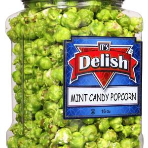 Mint Candy Popcorn , 16 Oz Jumbo Reusable Container Free Shipping In China
