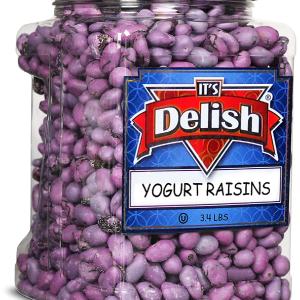 Purple Yogurt Covered Raisins, 3 LBS Jumbo Container Sale Hot Sale