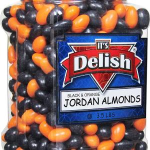 Halloween Black & Orange Jordan Almonds 3.5 lbs Jumbo Discount From China