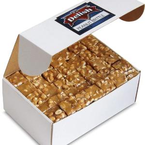 Peanut Brittle, 6 LBS Bulk Box Fashionable