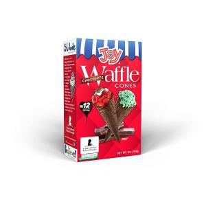 Joy Chocolate Waffles Cones 12s For Sale Cheap Online