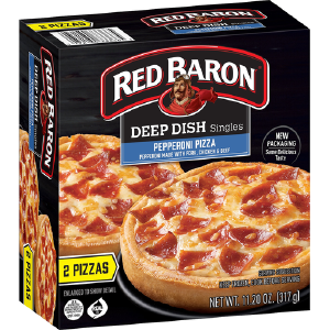 Red Baron Deep Dish Pepperoni Pizzas 11.20oz Genuine Cheap Pice