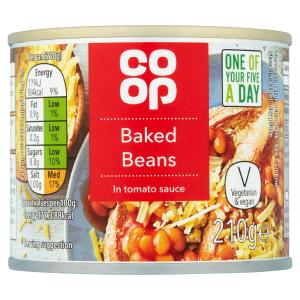 Co Op Baked Beans Tomato Sauce 210g Buy Cheap Latest