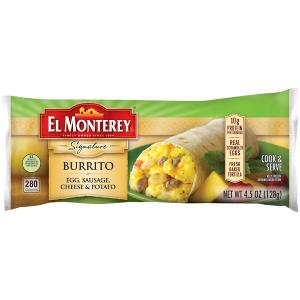El Monterey Egg Sausage & Cheese 128g Low Cost Online