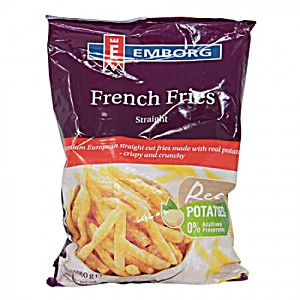 Emborg French Fries Straight Cut 1000g Cheap Excellent