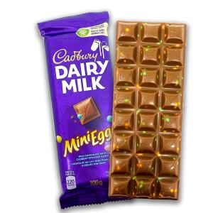 Cadbury Dairy Milk Mini Eggs Chocolate Bars - 100g Huge Surprise