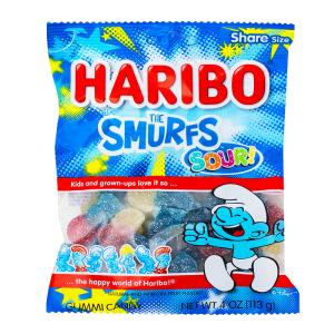 Haribo Smurfs Sour! Gummy Candy - 4oz. Best Pices For Sale