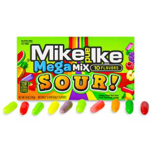 Mike and Ike Mega Mix Sour Candy - 4.255oz Clearance Official