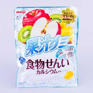 Meiji Kajyu Fiber Calcium Fruit Gummies - Mixed Fruits Sale Purchase