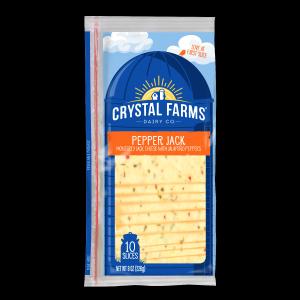 Crystal Farms Pepper Jack Slices 8oz Clearance With Credit Card