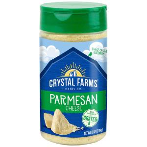 Crystal Farms Parmesan Cheese 8oz Sale Best Wholesale