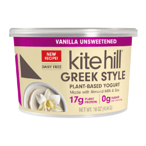 Kite Hill Unsweetened Vanilla Greek Yogurt - 454g Discount Cheapest