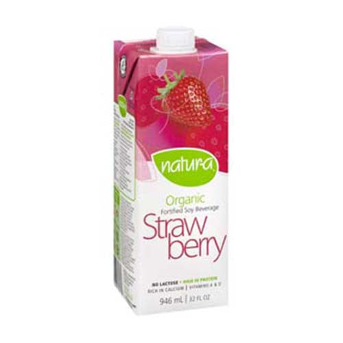 Natura Strawberry Soy Milk - 946ml Discount Big Discount