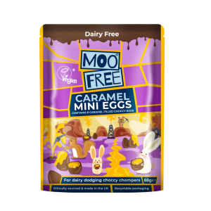 Moo Free Easter Caramel Mini Eggs - 88g Outlet Get To Buy