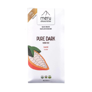 Meru Chocolates Pure Dark Chocolate Bar - 60g Visit New