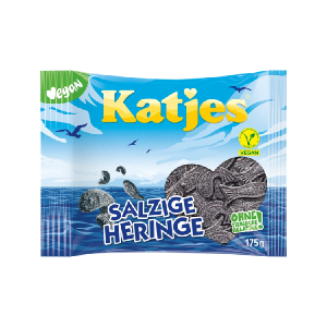Katjes Salzige Heringe Salty Licorice Fish Gummies - 175g Buy Cheap Pice