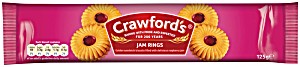 Crawfords Jam Rings 125g Shop For Sale