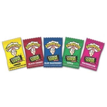 Warheads Extreme Sour Assorted Wrapped - 30 lb. Bag Cheap 100% Original
