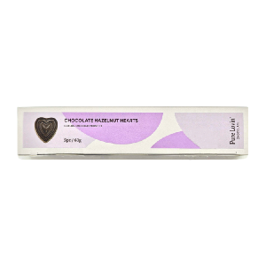 Pure Lovin' Hazelnut Hearts 5pc Box - 60g Largest Supplier Online
