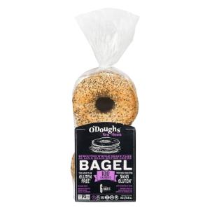 O' Doughs Sprouted Whole Grain Flax Bagel Thins - 300g Clearance Buy