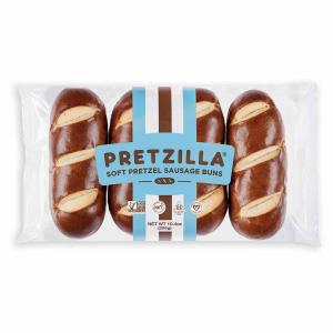 Pretzilla Soft Pretzel Sausage Buns - 295g Clearance Pirce Sale