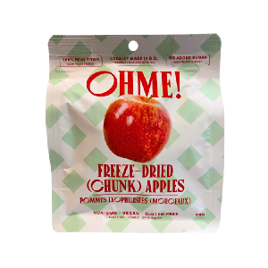 OHME! Freeze-Dried Apples - 44g Free Shipping Low Pice