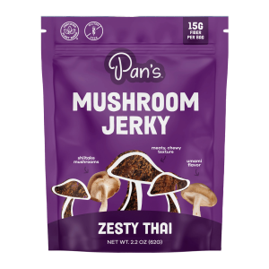 Pan's Zesty Thai Mushroom Jerky - 62g Collections For Sale