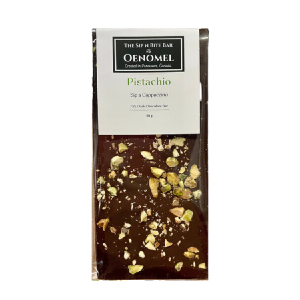 Oenomel Pistachio 75% Dark Chocolate Bar - 80g Sale View