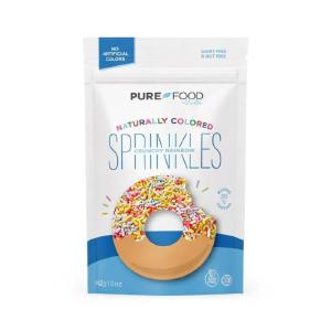 Pure Food Rainbow Sprinkles - 142 g Inexpensive Cheap Online
