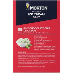 Morton Ice Cream Salt 4lb Outlet Official Site