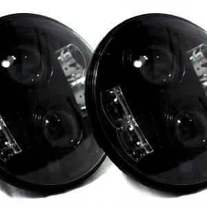 Race Sport 7 Inch LED Projector Conversion Kit 8x10W Plug-N-Play H4 H/L and H13 H/L Adapter Plug Black Pair RS-7LED8X10HL-PRB Order Cheap Online