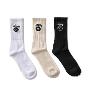 Stussy Socks 8 Ball Socks 3 Pack Discount Outlet Locations