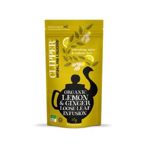 Clipper Organic Lemon & Ginger Loose Leaf Tea 80g *BBE 01/2025* Sale Get To Buy