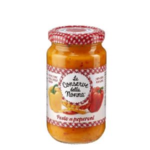 Le Conserve della Nonna Sweet Red & Yellow Grilled Pepper Pesto 190g Outlet Choice
